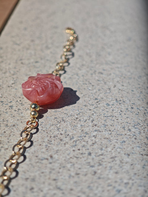 Adamigold | 天然鹽源瑪瑙手鏈 Handmade｜Natural Yanyuan Agate Bracelet (Handmade)