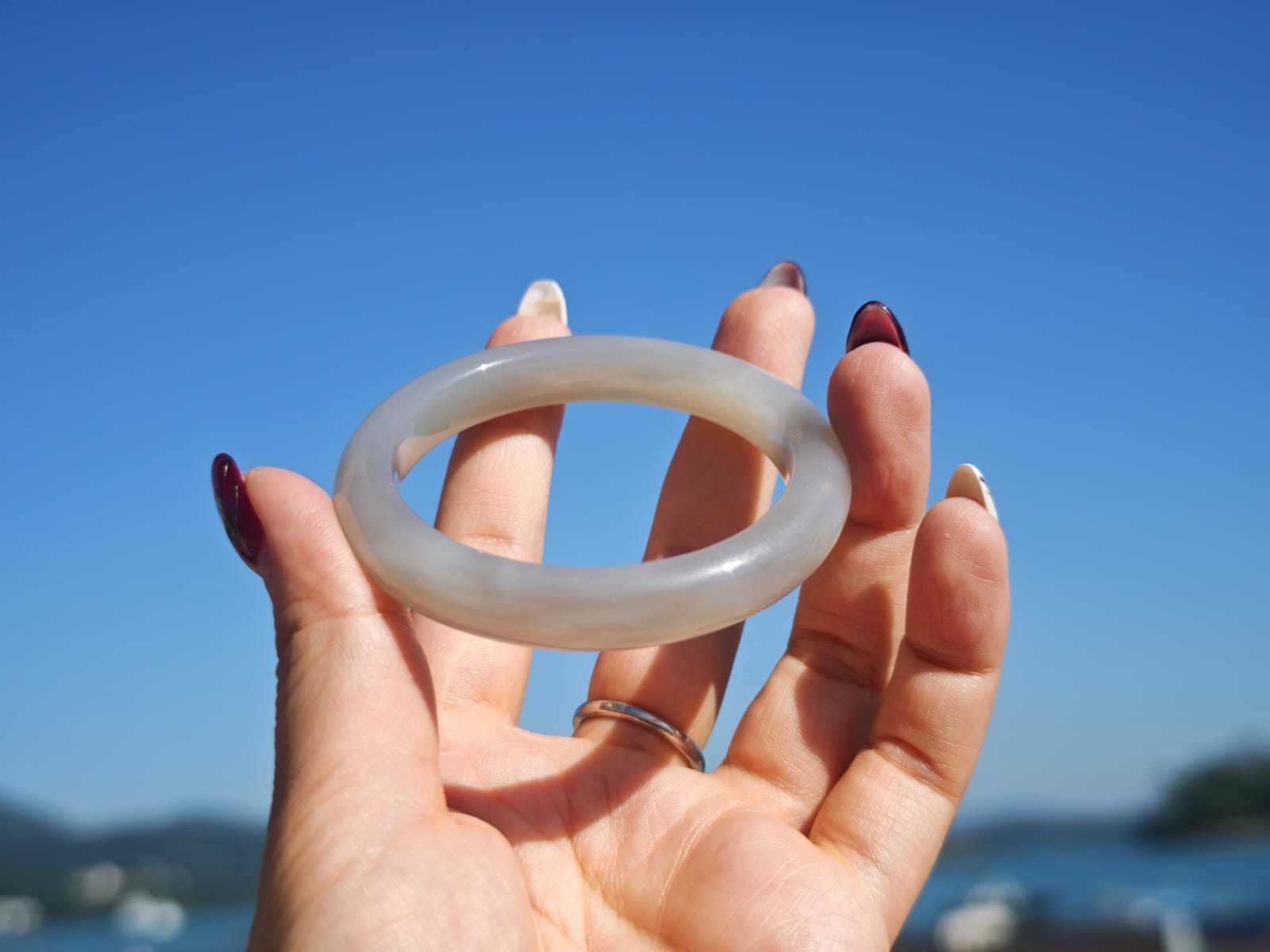 Hetian Jade Smoky Purple Bangle | A Noble Jade Color Inspired by Auspicious Purple Qi