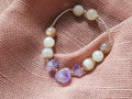 Amethyst Flower Cluster, Orange Moonstone, White Moonstone