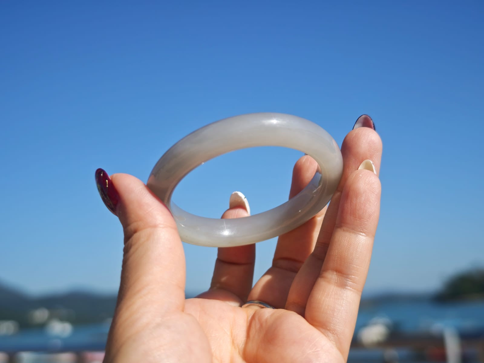 Hetian Jade Smoky Purple Bangle | A Noble Jade Color Inspired by Auspicious Purple Qi