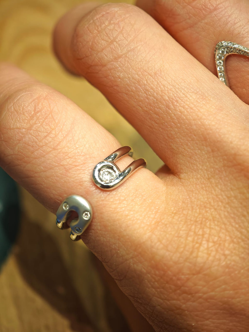 Adamigold | 鑽石戒指推薦｜0.10ct Diamond + 5.7g Gold｜Luxury Ring｜內圈 19.4MM