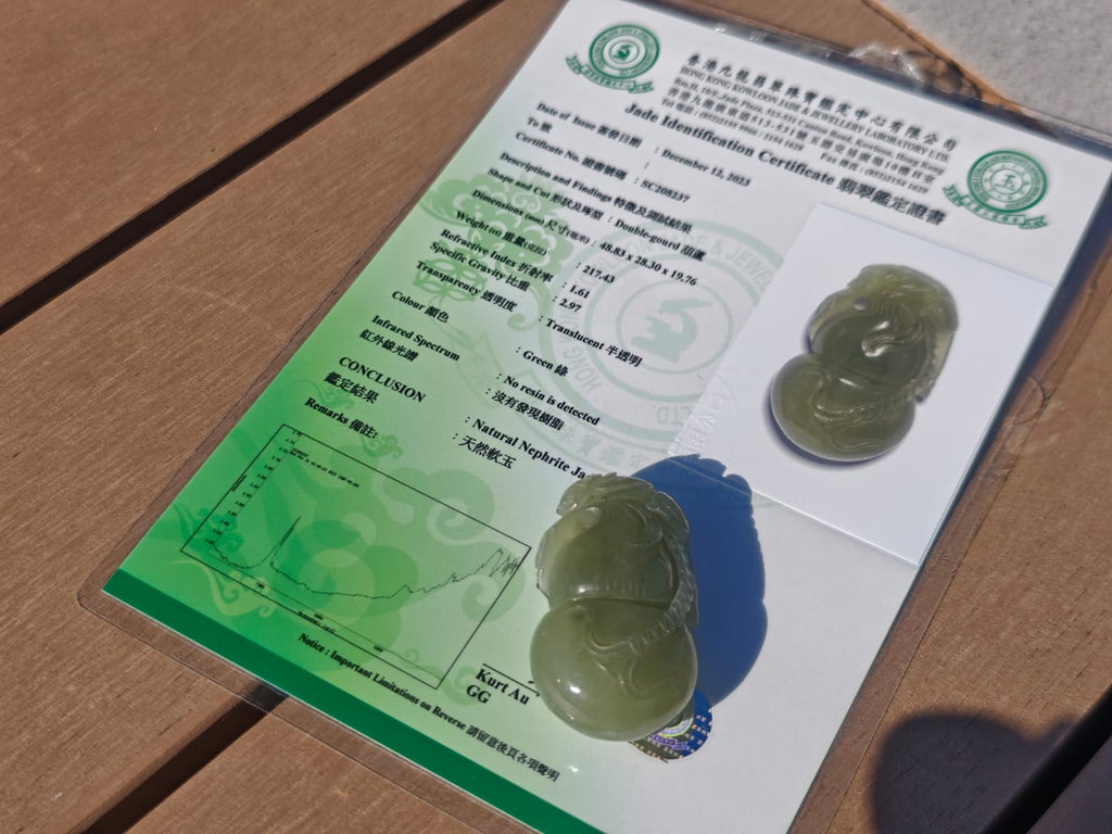 Adamigold | 手工雕錢鼠葫蘆｜青海料｜聖誕小禮物推薦｜Hand-carved Money Mouse &amp; Gourd｜Qinghai Jadeite｜Christmas Gift Idea