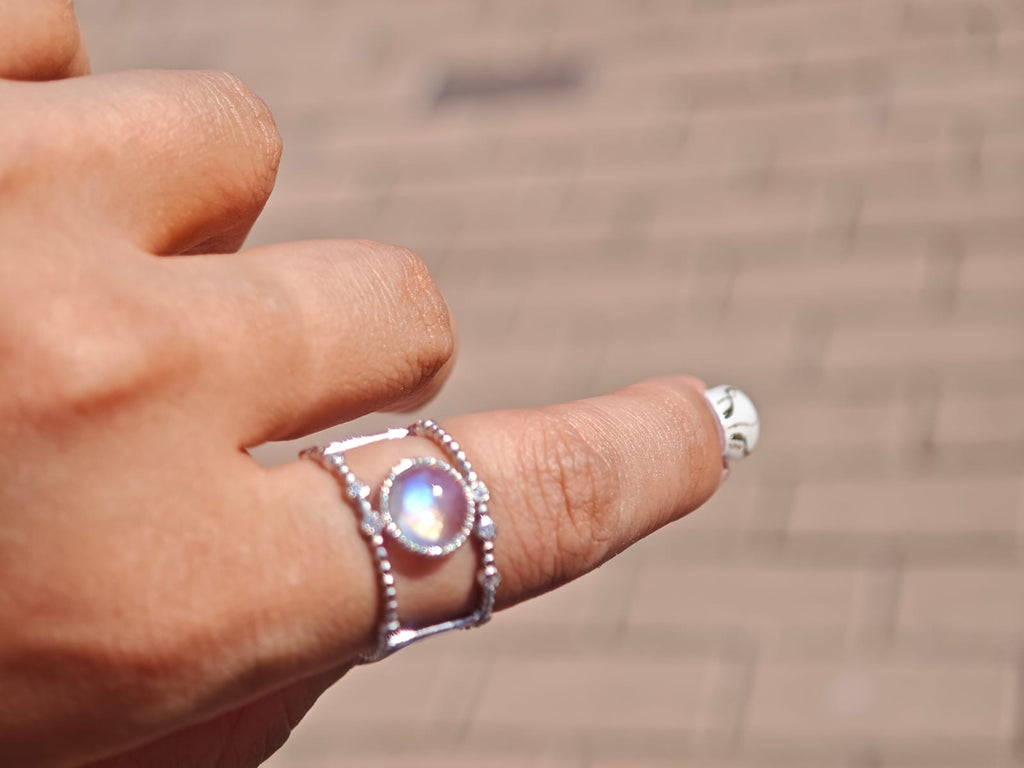 Moonstone S925 Silver Ring 