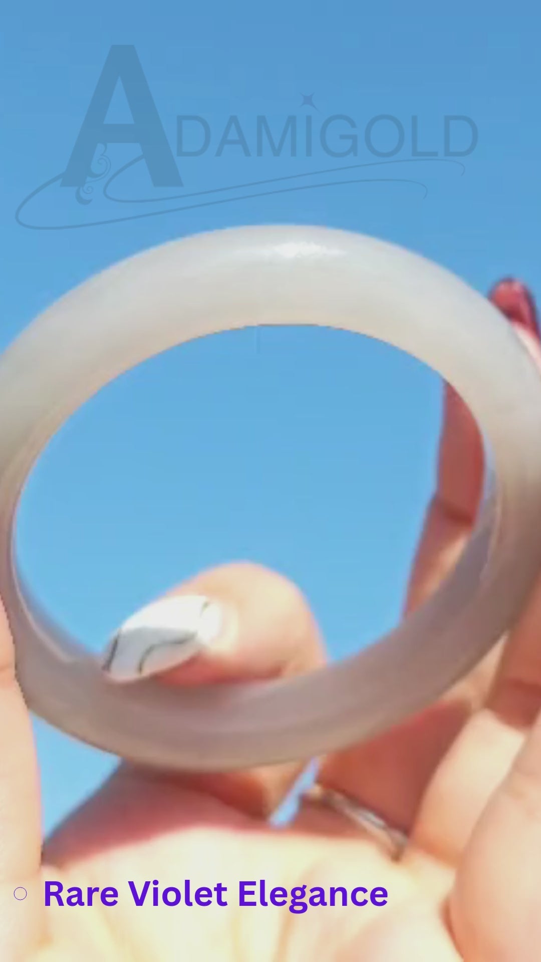 Hetian Jade Smoky Purple Bangle | A Noble Jade Color Inspired by Auspicious Purple Qi