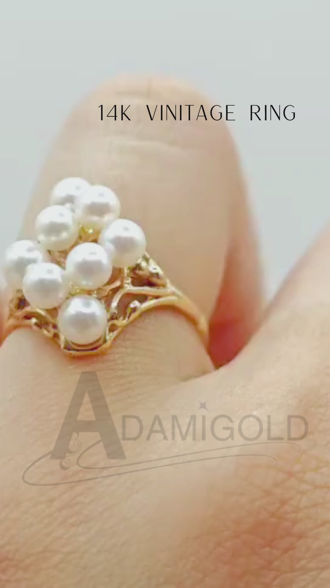 14K Gold Vintage Ring | Elegant and Luxurious, a Timeless Collection